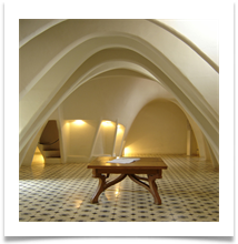 h Attic at La Pedrera, Barcelona - Helen Kulczycki